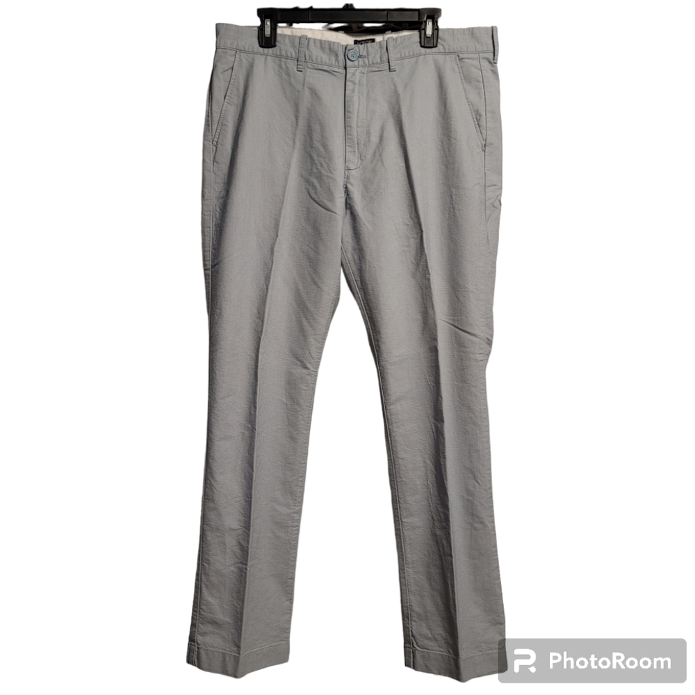J. Crew Factory Chino Pants Men's 36 Blue The Sutton Cotton Preppy Casual Travel
